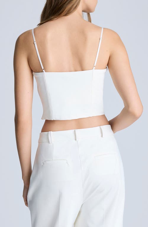 Kenneth Cole Women's Bustier Camisole In Pure White