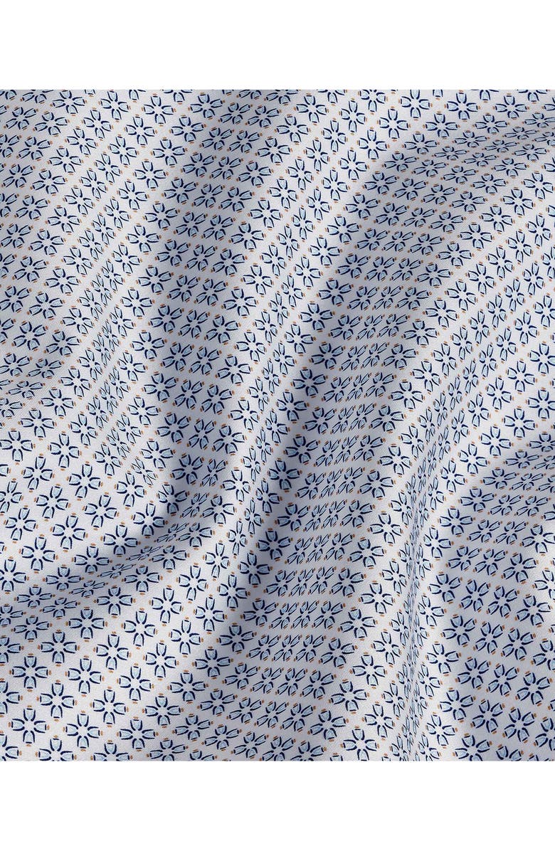 David Donahue Geometric Print Sport Shirt, Alternate, color,