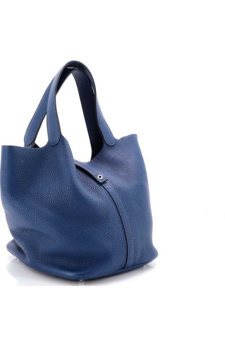 Pre-Owned Hermes Picotin Bag Clemence GM, Alternate, color, Deep Blue
