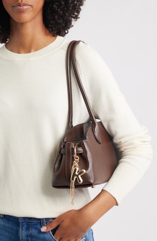 Chelsea28 Bubble Letter Bag Charm In Gold