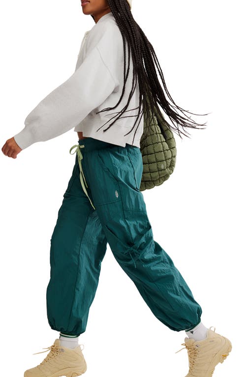 Free People High Point Hiking Joggers In Green