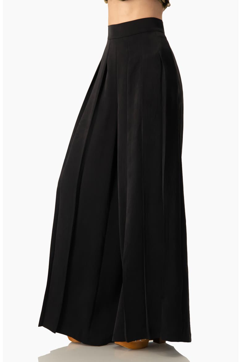 Women's High-Waist, Wide-Leg Palazzo Pants, Alternate, color, Black
