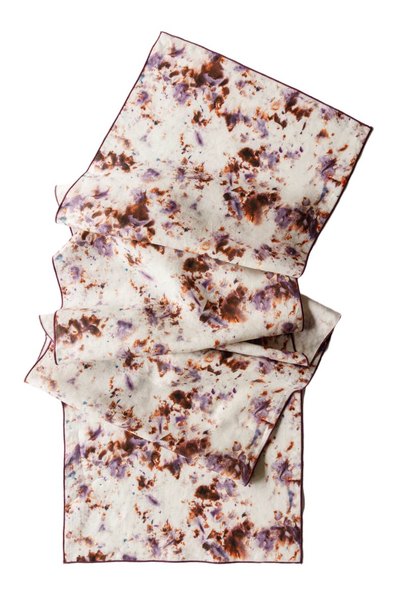 Rose Marble Runner, Main, color, Rose Marble Plum Trim