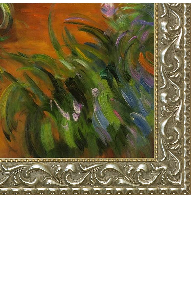 OVERSTOCK ART Irises by Claude Monet Framed Hand Painted Oil on Canvas, Alternate, color, 