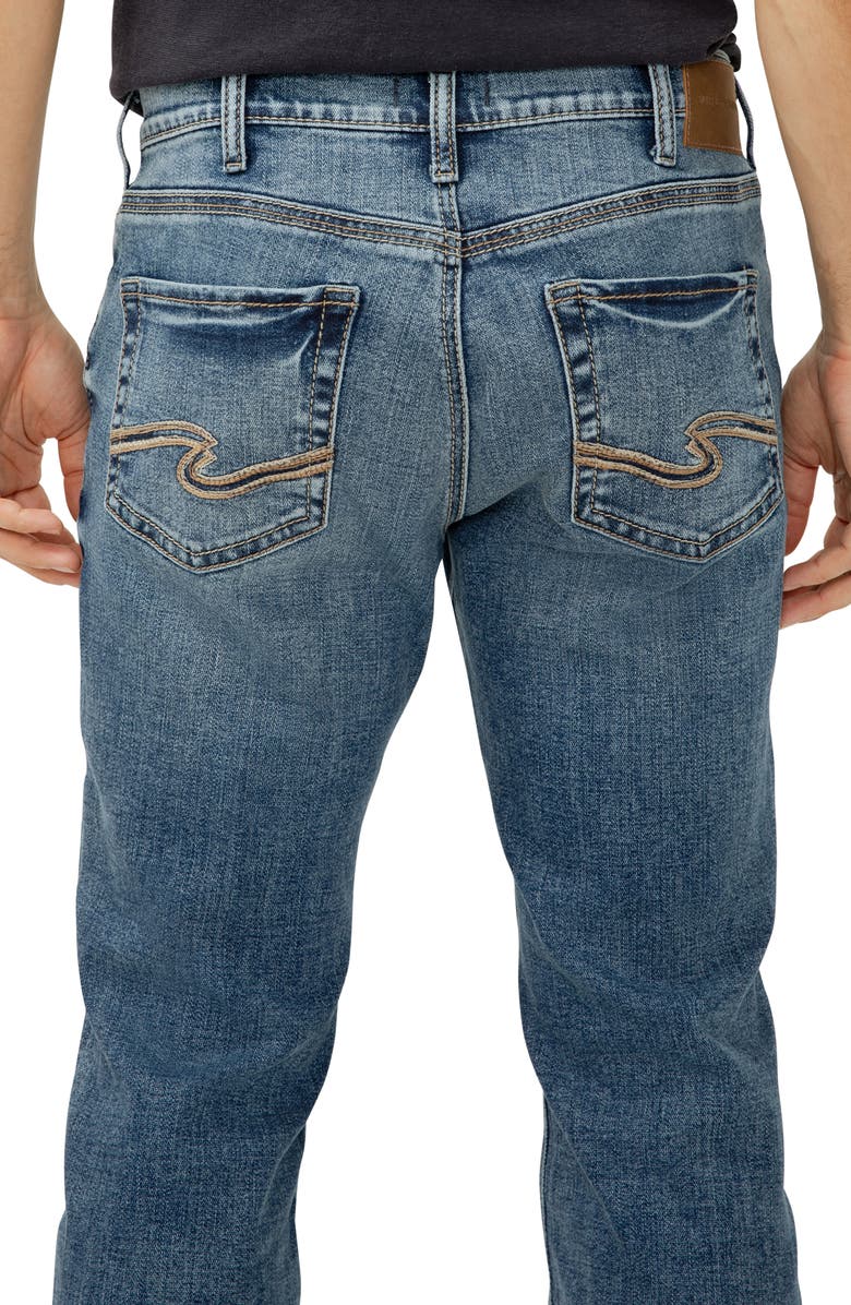 Silver Jeans Co. Jace Slim Bootcut Jeans, Alternate, color, Zion