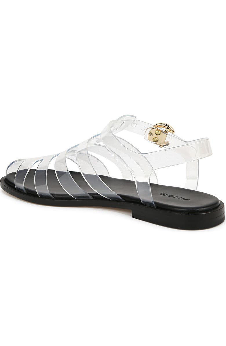 Vince Melina Jelly Ankle Strap Fisherman Sandal, Alternate, color, Clear