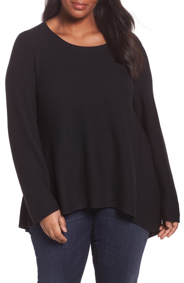 Eileen Fisher Organic Cotton High/Low Tunic, Main, color, 