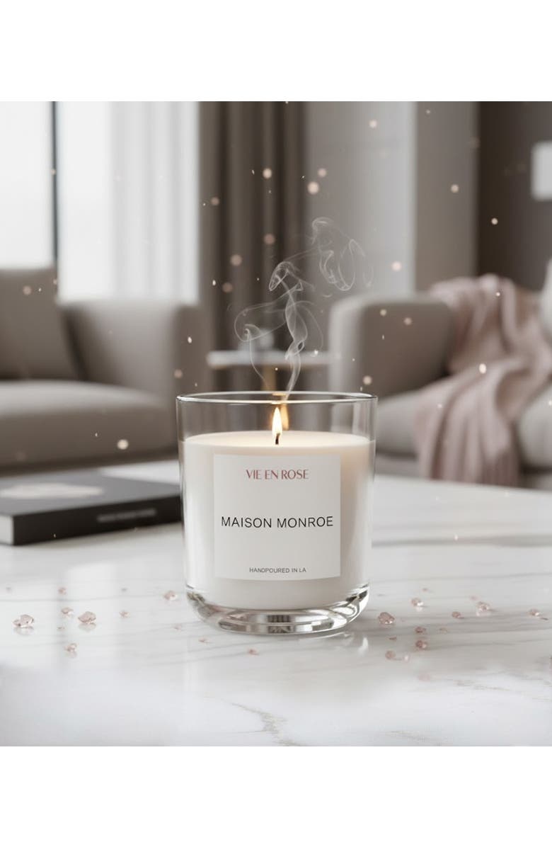 Vie en Rose Maison Monroe 11oz Candle, Alternate, color, White