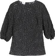 Akris punto Devoré Dot Organza Top