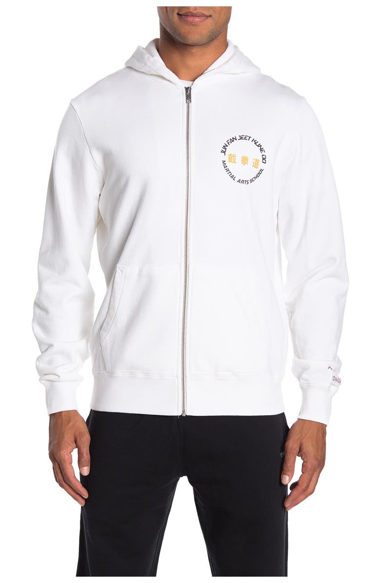 Ovadia Bruce Lee Front Zip Hooded Jacket, Alternate, color, 