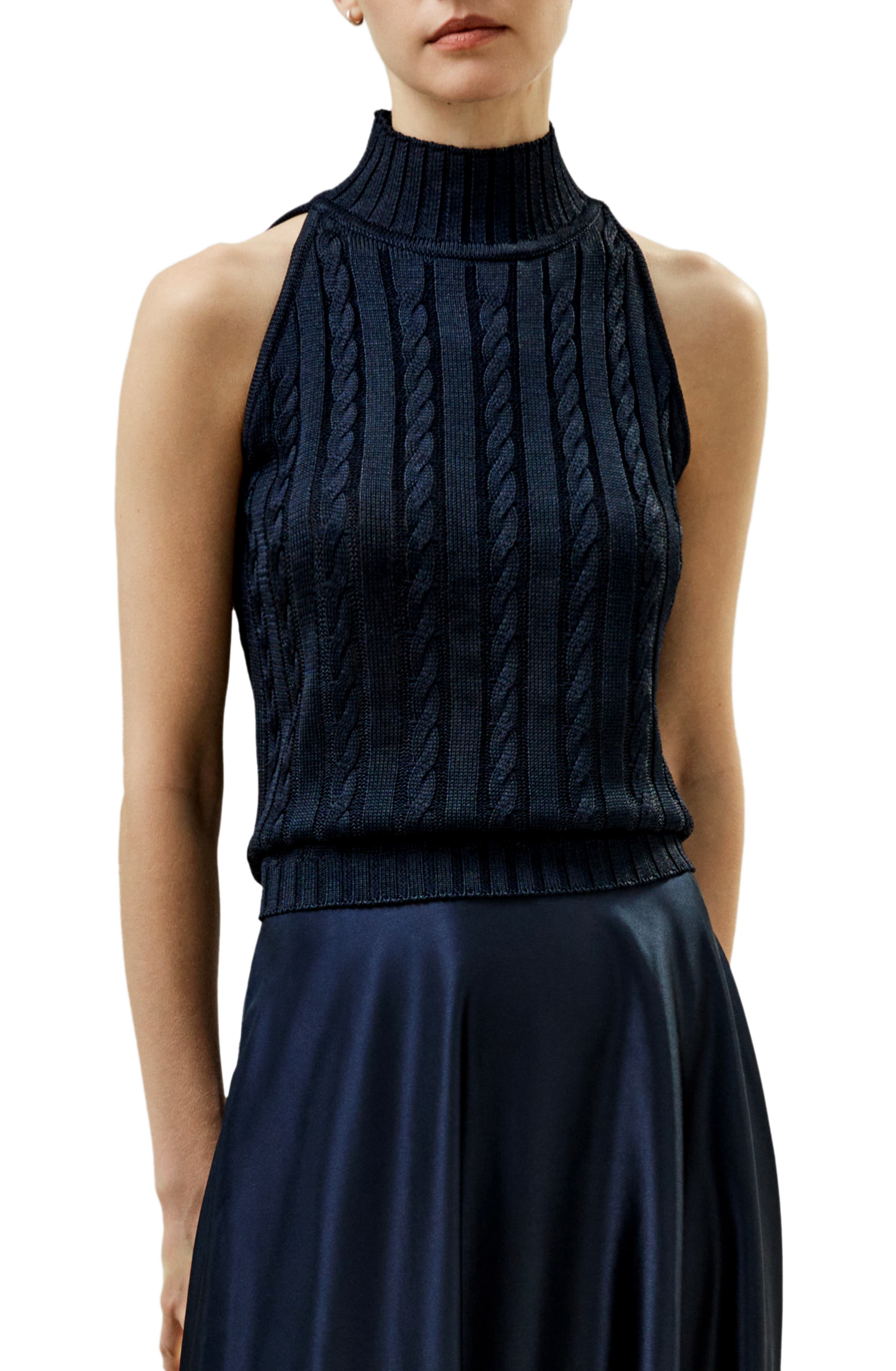 Wild Silk Sleeveless Sweater - image 3