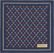 Robert Talbott Paisley Collins Double Print Pocket Square