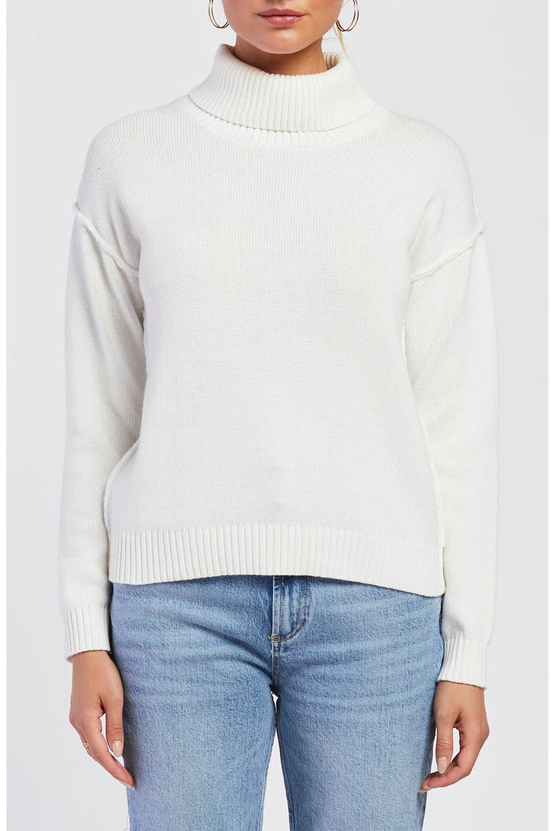 Paris Turtleneck Sweater, Main, color, IVORY