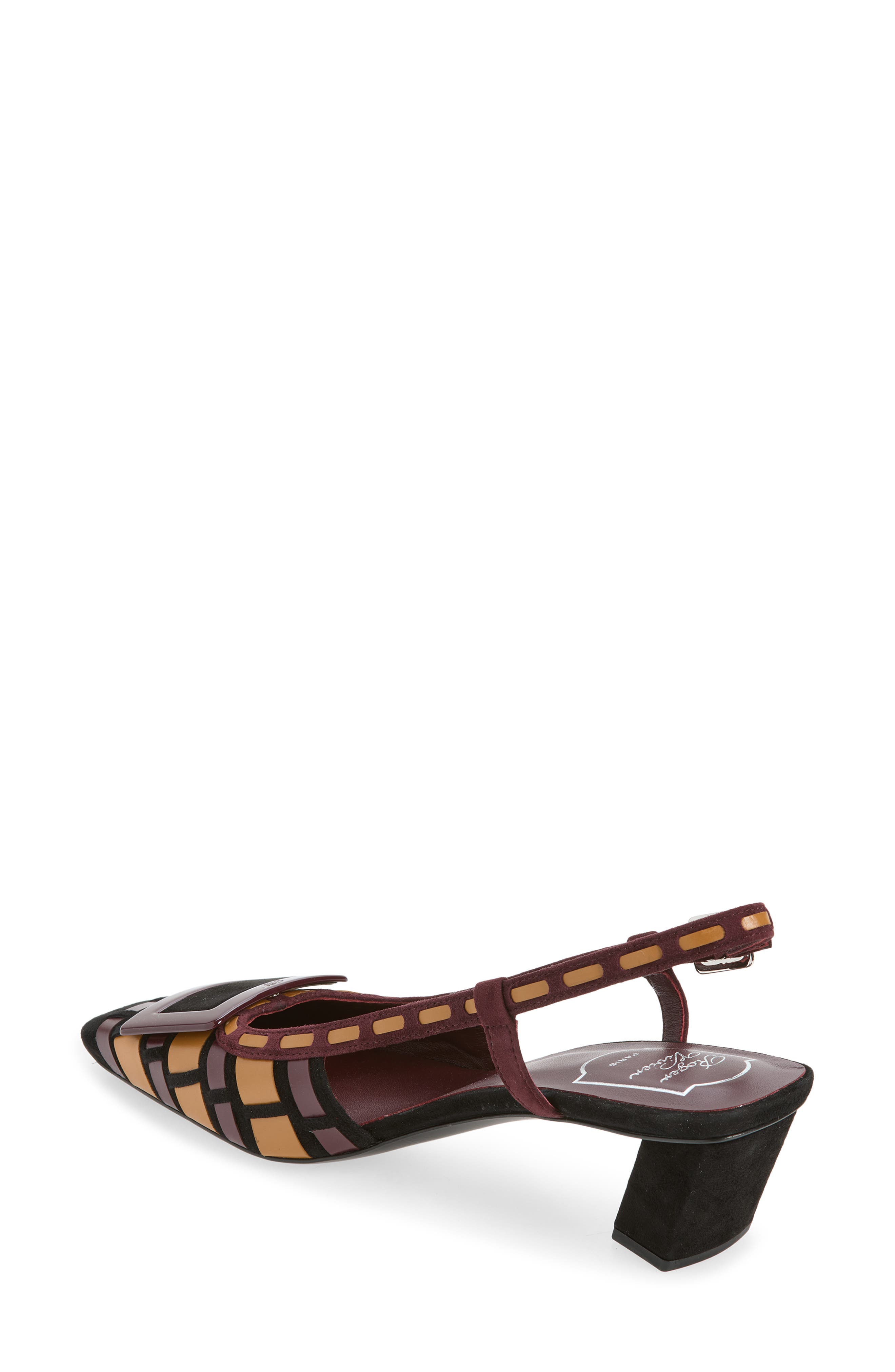 Belle Vivier Slingback Pump, Main, color, NERO/ KRAFT CH/ BISC