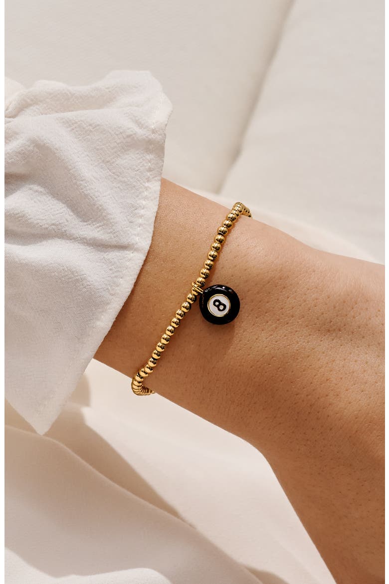 A Little Vibes 'Lucky Girl' Bracelet, Alternate, color, Gold Plated