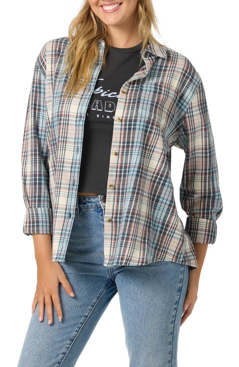 Logan Brushed Flannel Button-Up Shirt