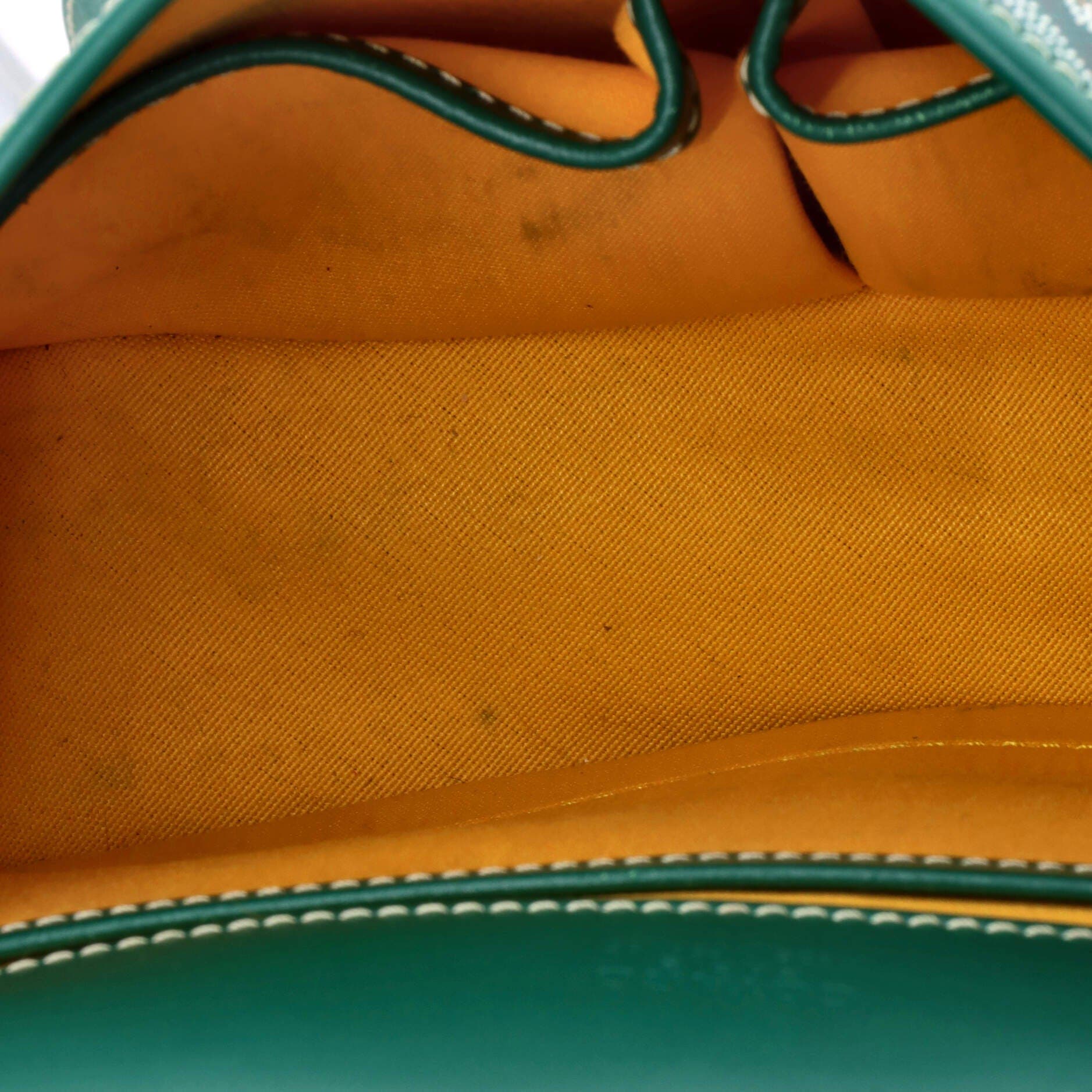 Pre-Owned Goyard Belvedere II Messenger Bag Coated Canvas PM, Alternate, color, Green