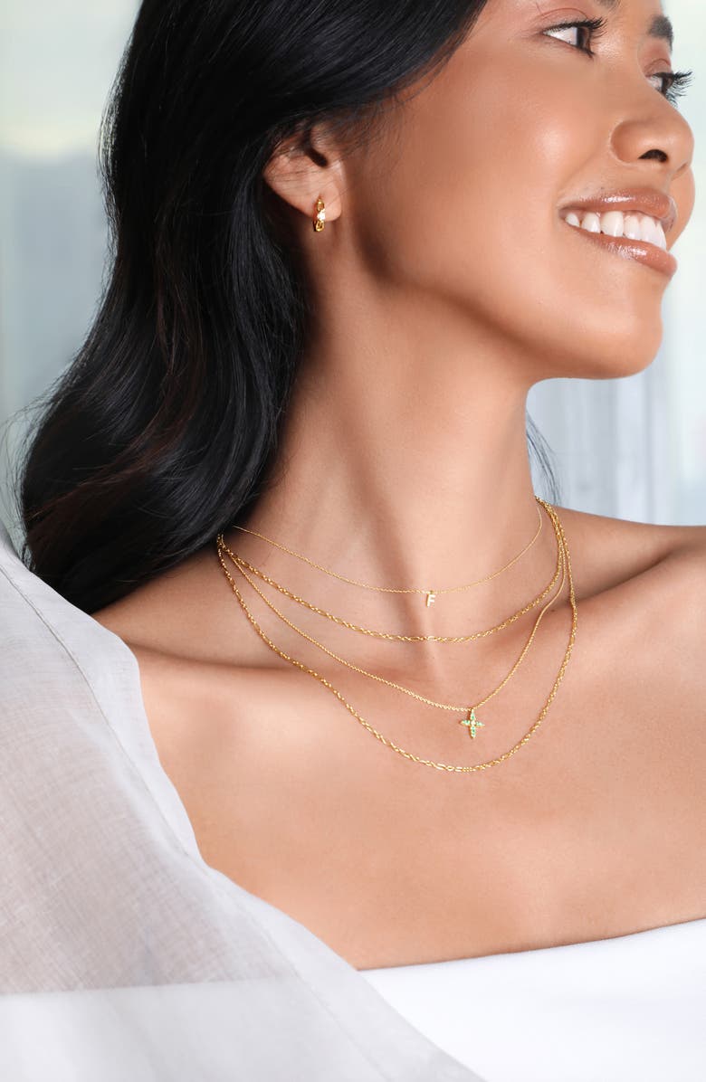 Bony Levy 14K Gold Mini Chain Link Necklace, Alternate, color, Yellow Gold