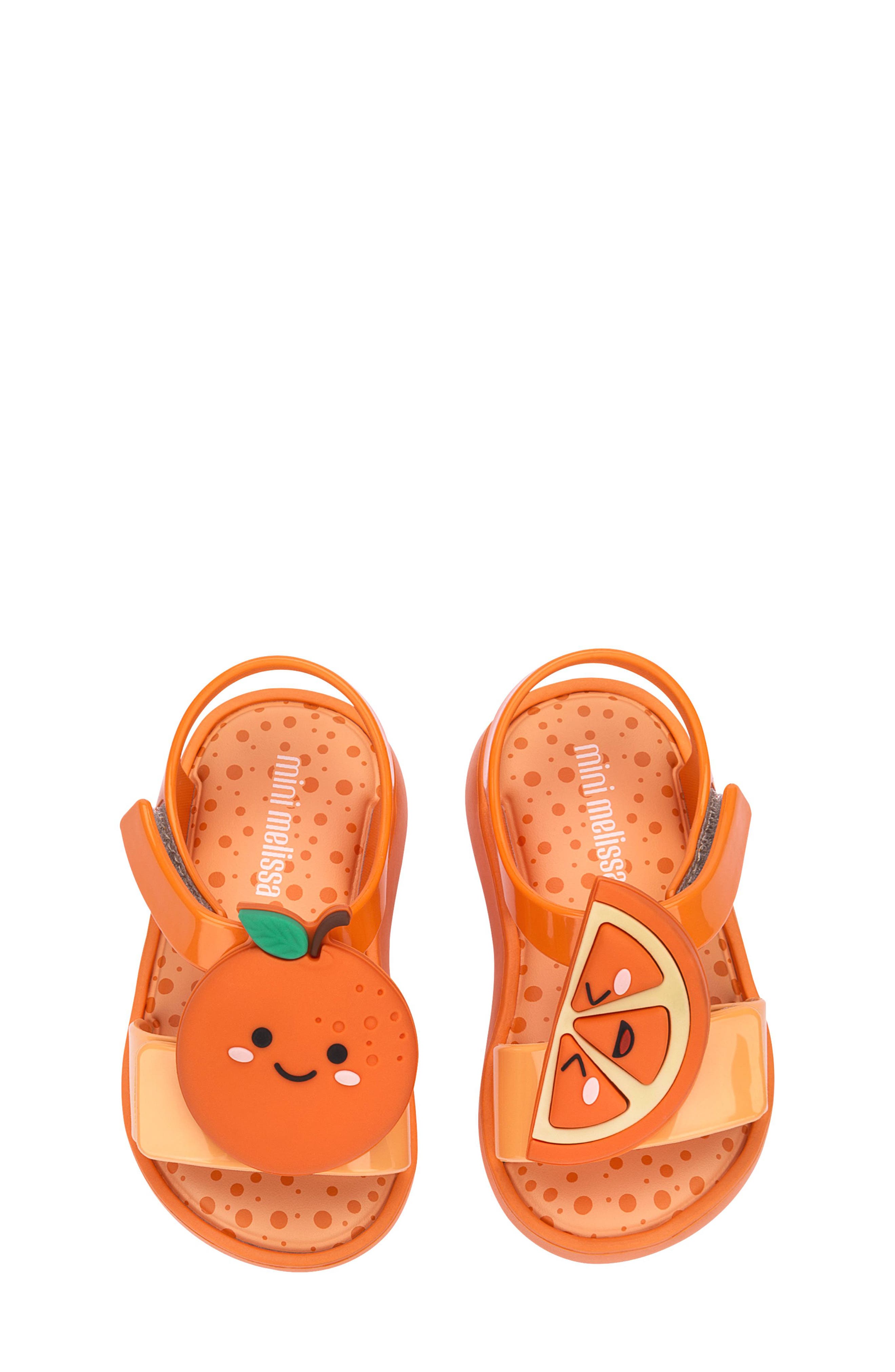Kids' Jump Fruitland Jelly Sandal, Alternate, color, ORANGE