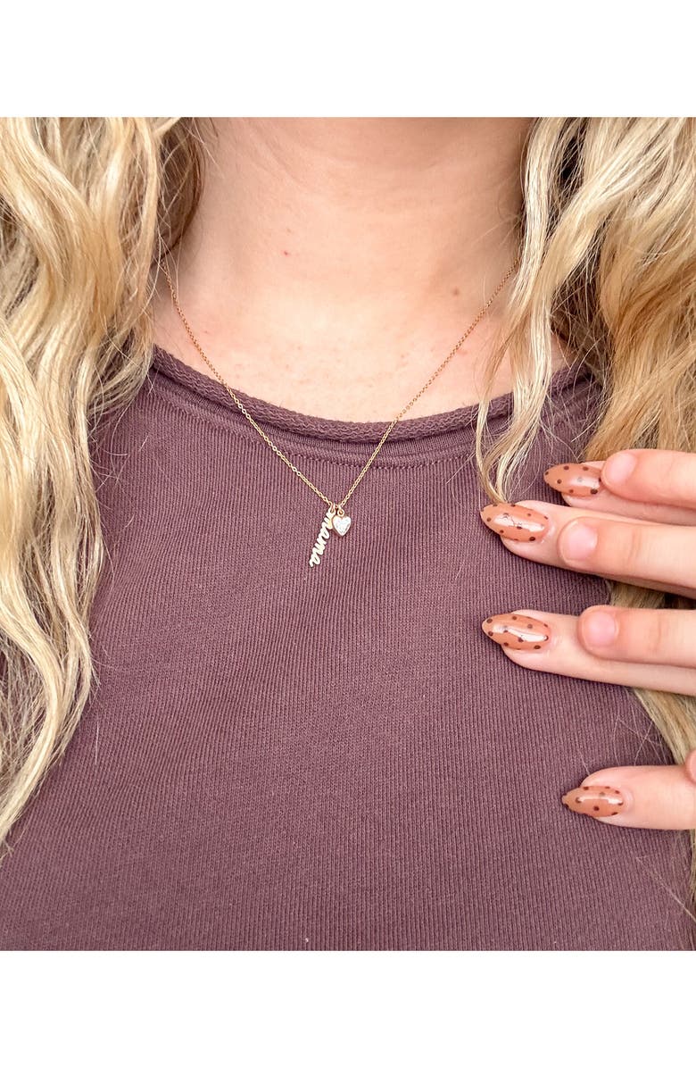 Set & Stones Vivienne Mama Pendant Necklace, Alternate, color, Gold