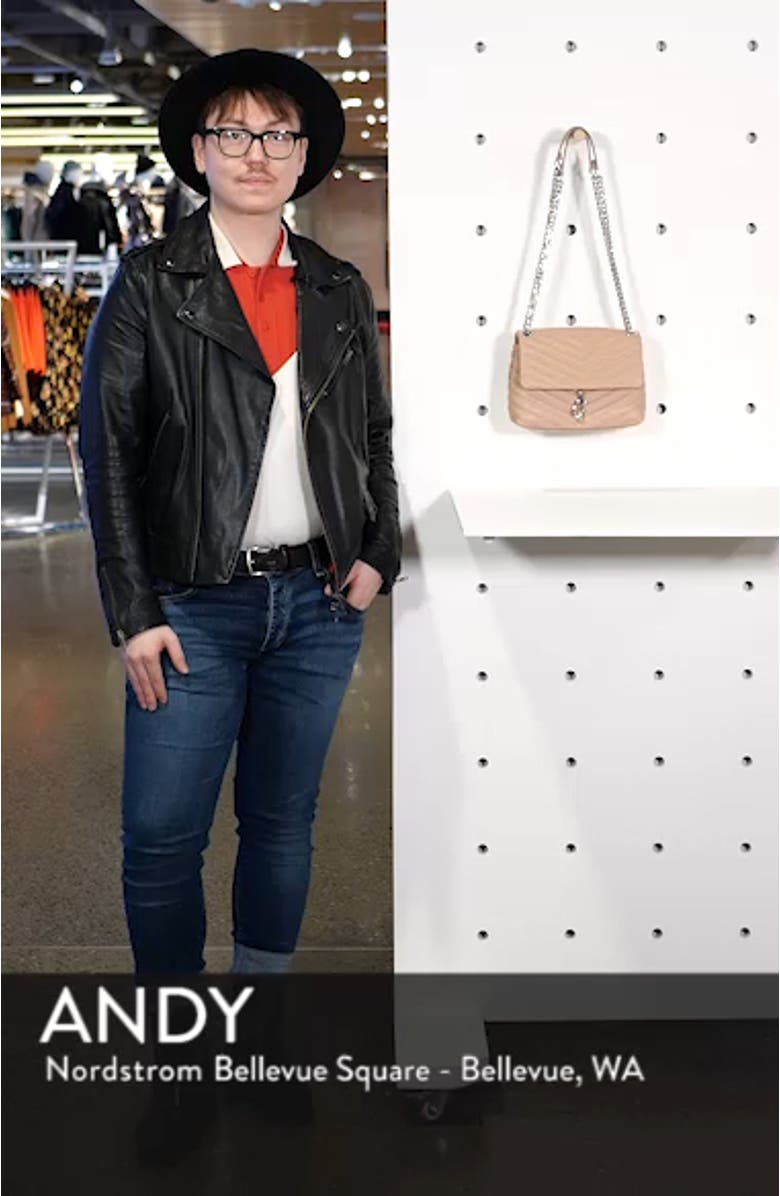 Edie Quilted Leather Crossbody Bag, sales video thumbnail