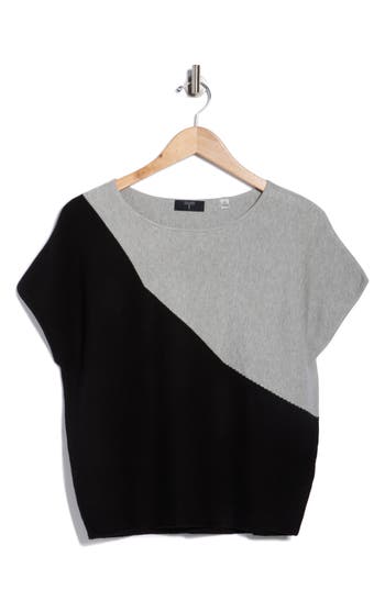 T Tahari Extended Sleeve Sweater In Black