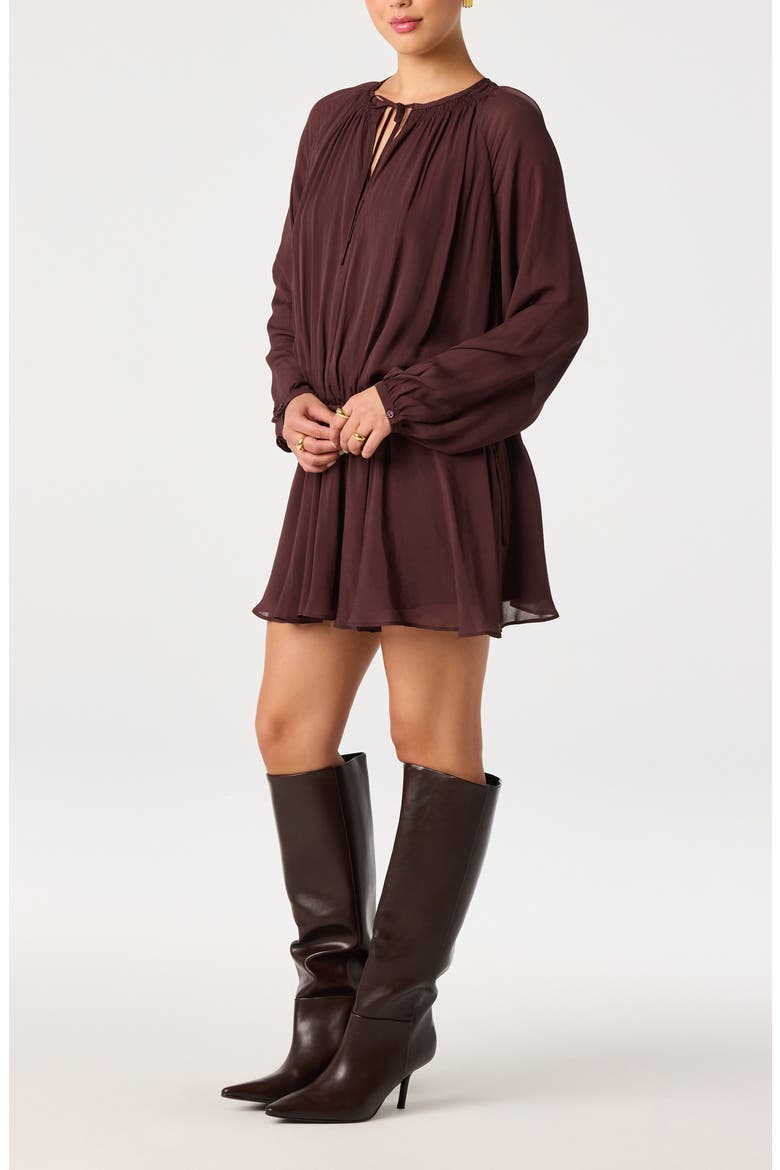 Stacey Minidress, Alternate, color, PLUM
