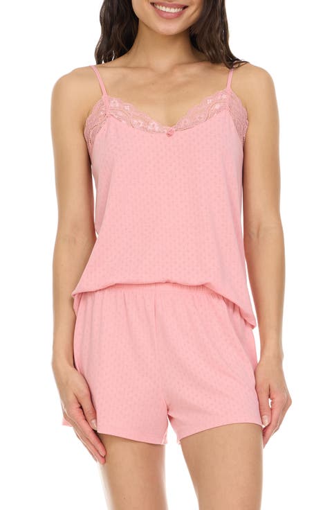 Brittany Short Pointelle Knit Pajamas