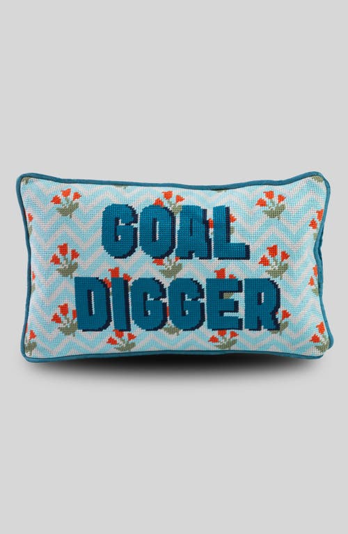 Furbish Needlepoint Pillow In Multi