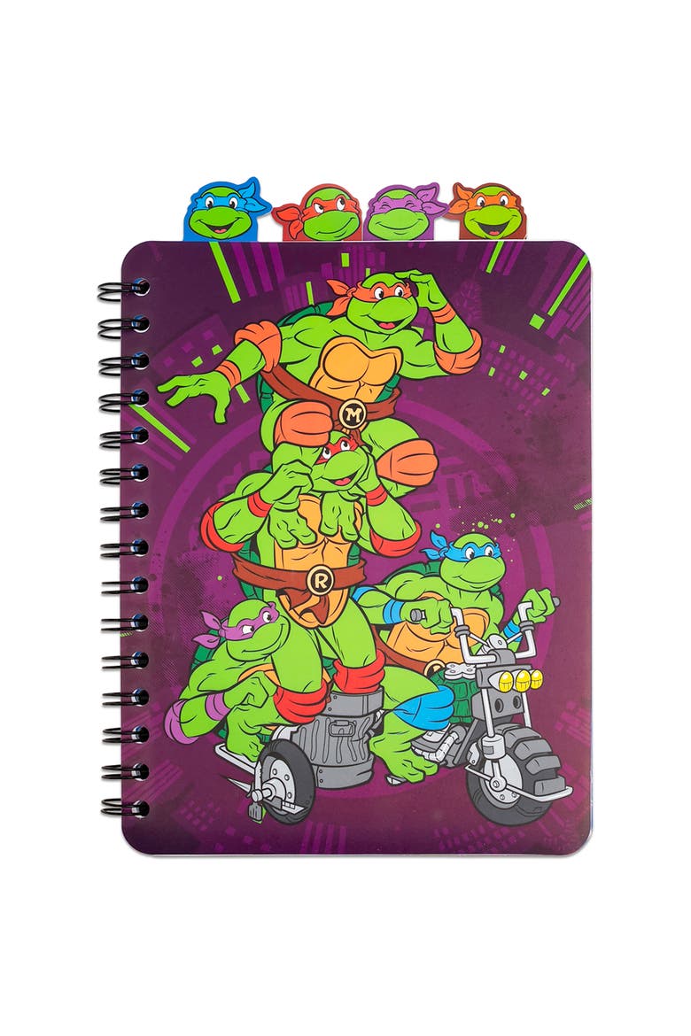 4 Tab Journal, Teenage Mutant Ninja Turtles, 160 Pages, Kids 3+, Main, color, Multicolored