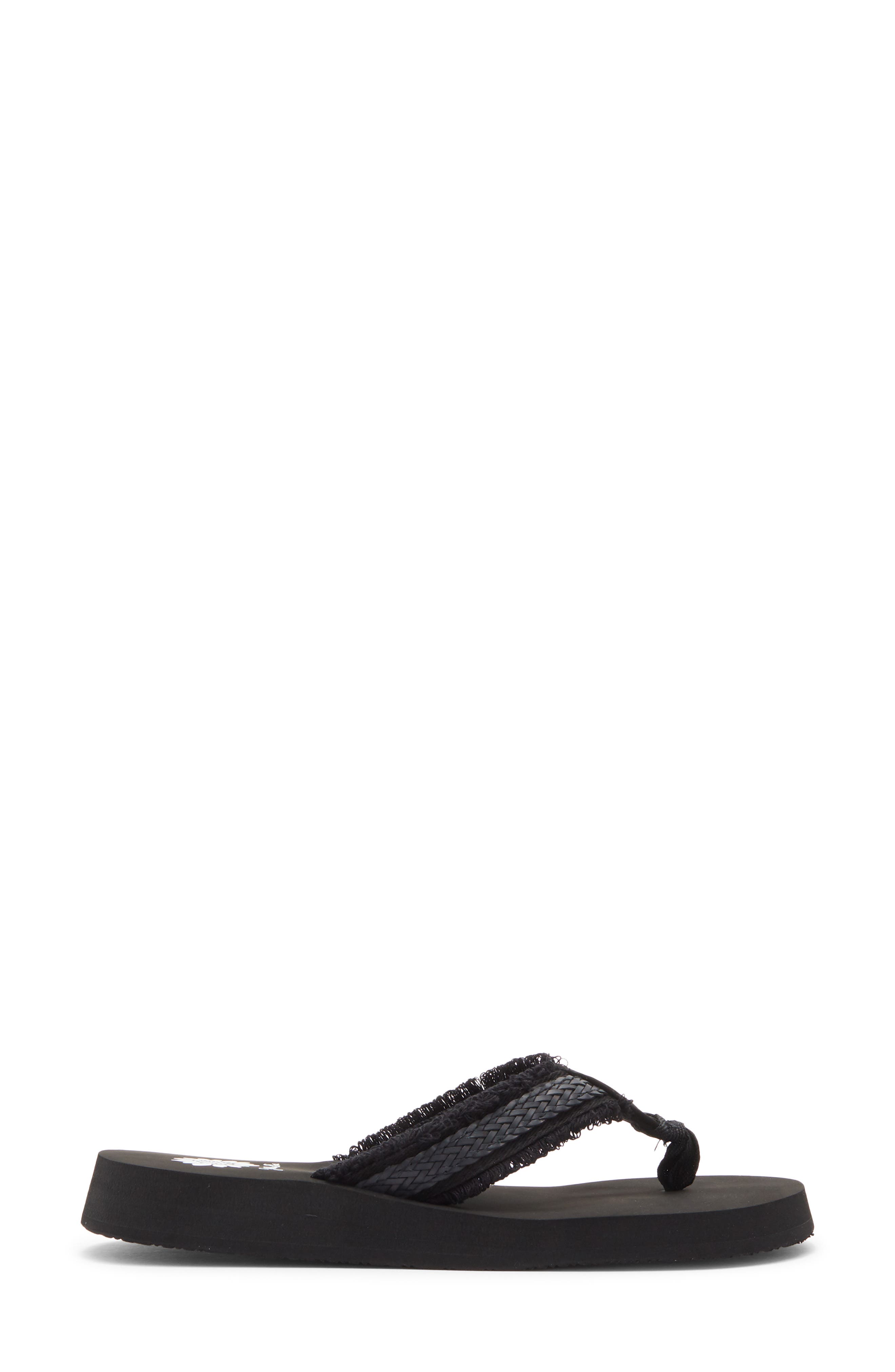 Yellow Box Premium Fianni Flip Flop Sandal, Alternate, color, Black