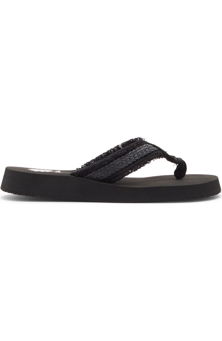Yellow Box Premium Fianni Flip Flop Sandal, Alternate, color, Black