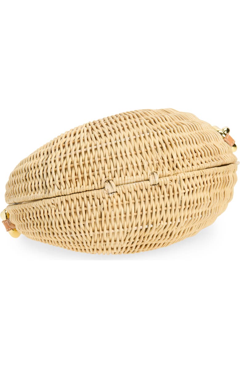 POOLSIDE The Anna Conch Handbag, Alternate, color, Natural