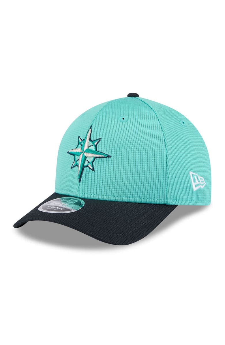 New Era Men's New Era  Aqua/Navy Seattle Mariners 2025 Spring Training 9FORTY Adjustable Hat, Alternate, color, 