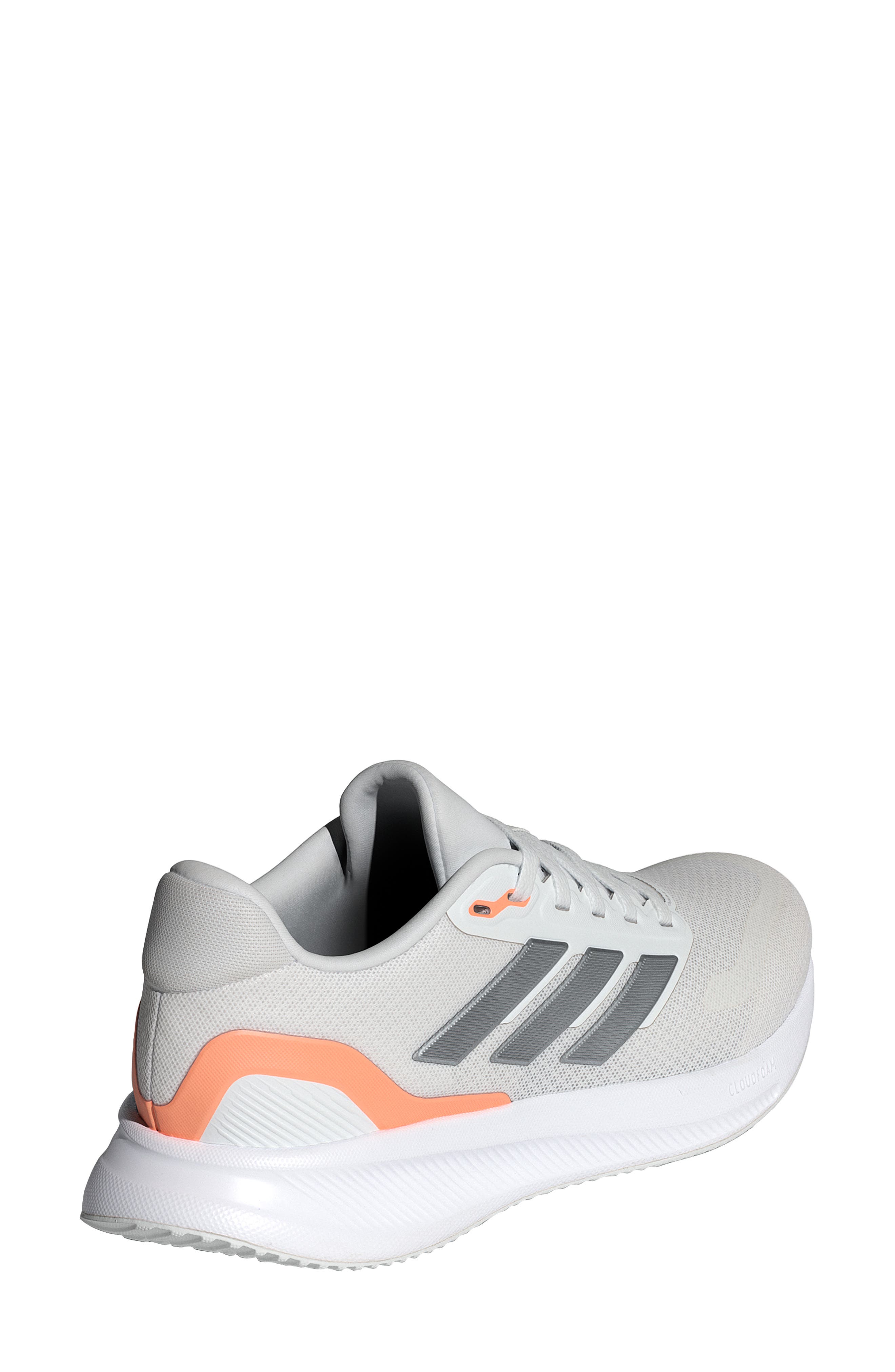adidas Runfalcon 5 Running Shoe, Alternate, color, White/ Iron Met./ Orange
