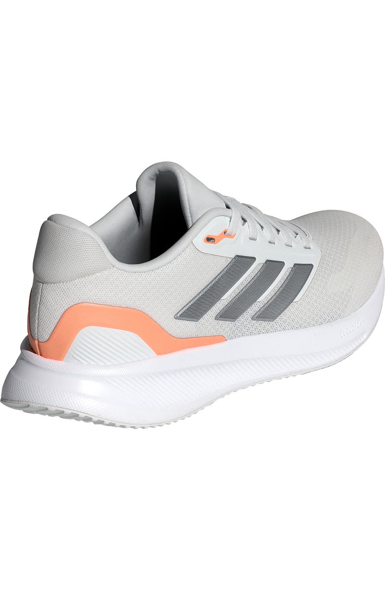 adidas Runfalcon 5 Running Shoe, Alternate, color, White/ Iron Met./ Orange