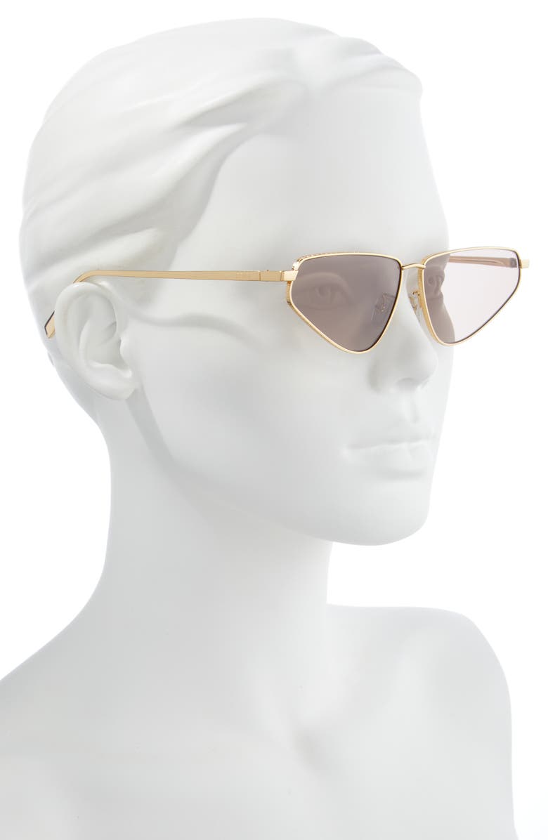 Fendi FF Fendi 60mm Cat Eye Sunglasses, Alternate, color,