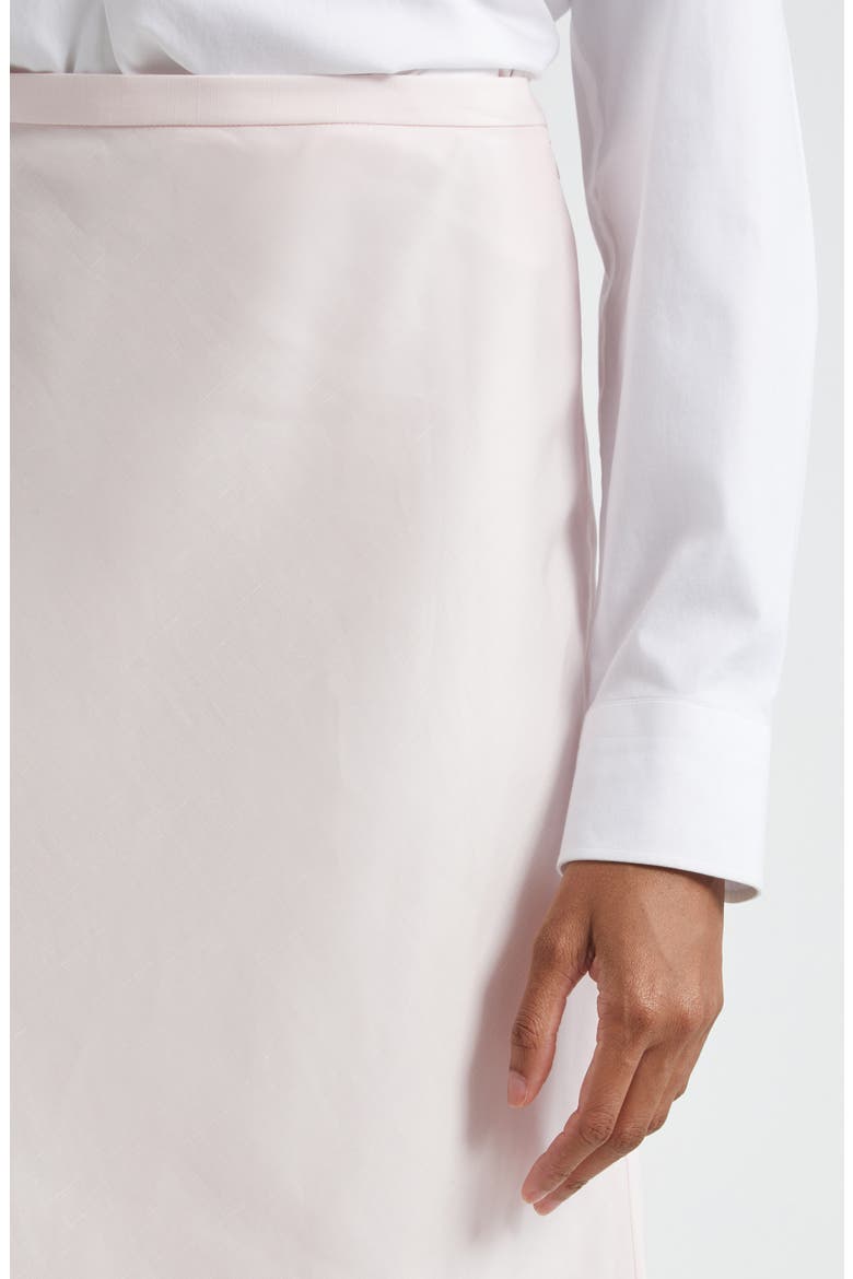 Bias Cut Midi Skirt, Alternate, color, PINK DUSTY LIGHT