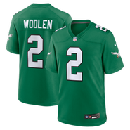 Nike Men's Nike Tariq Woolen Kelly Green Philadelphia Eagles Alternate Game Jersey