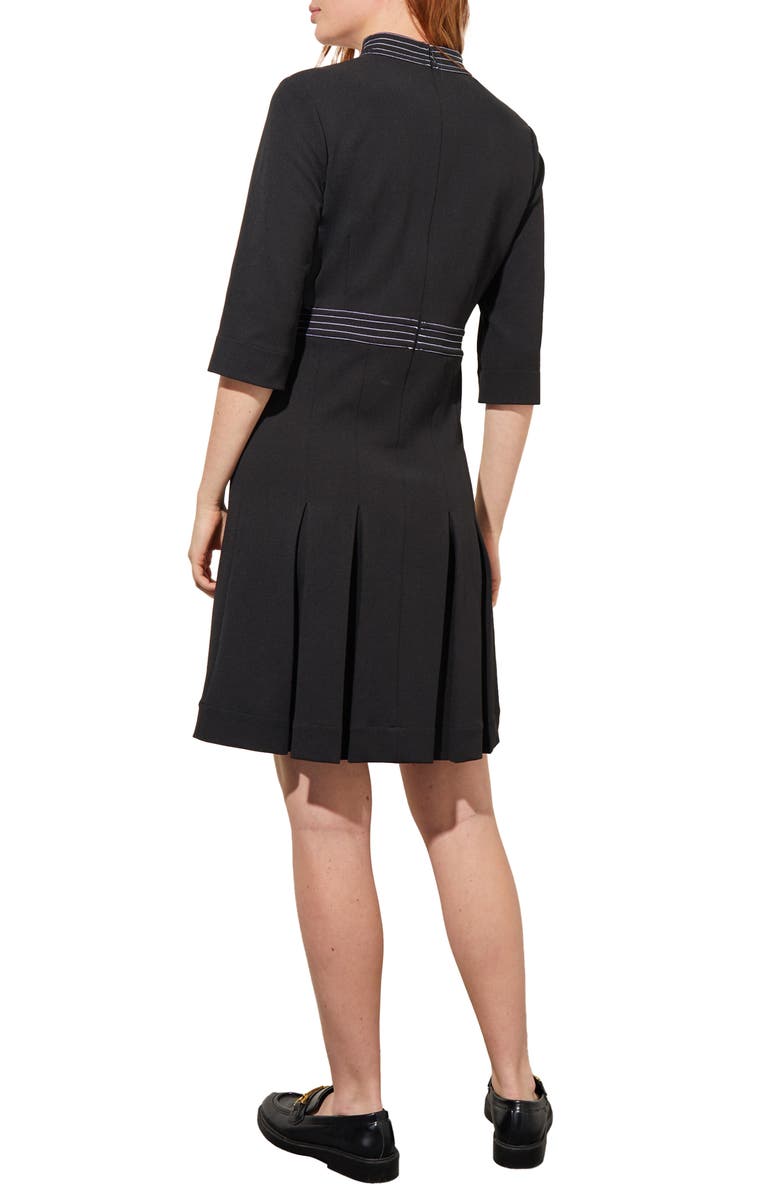 Ming Wang Pleated Sheath Dress, Alternate, color,