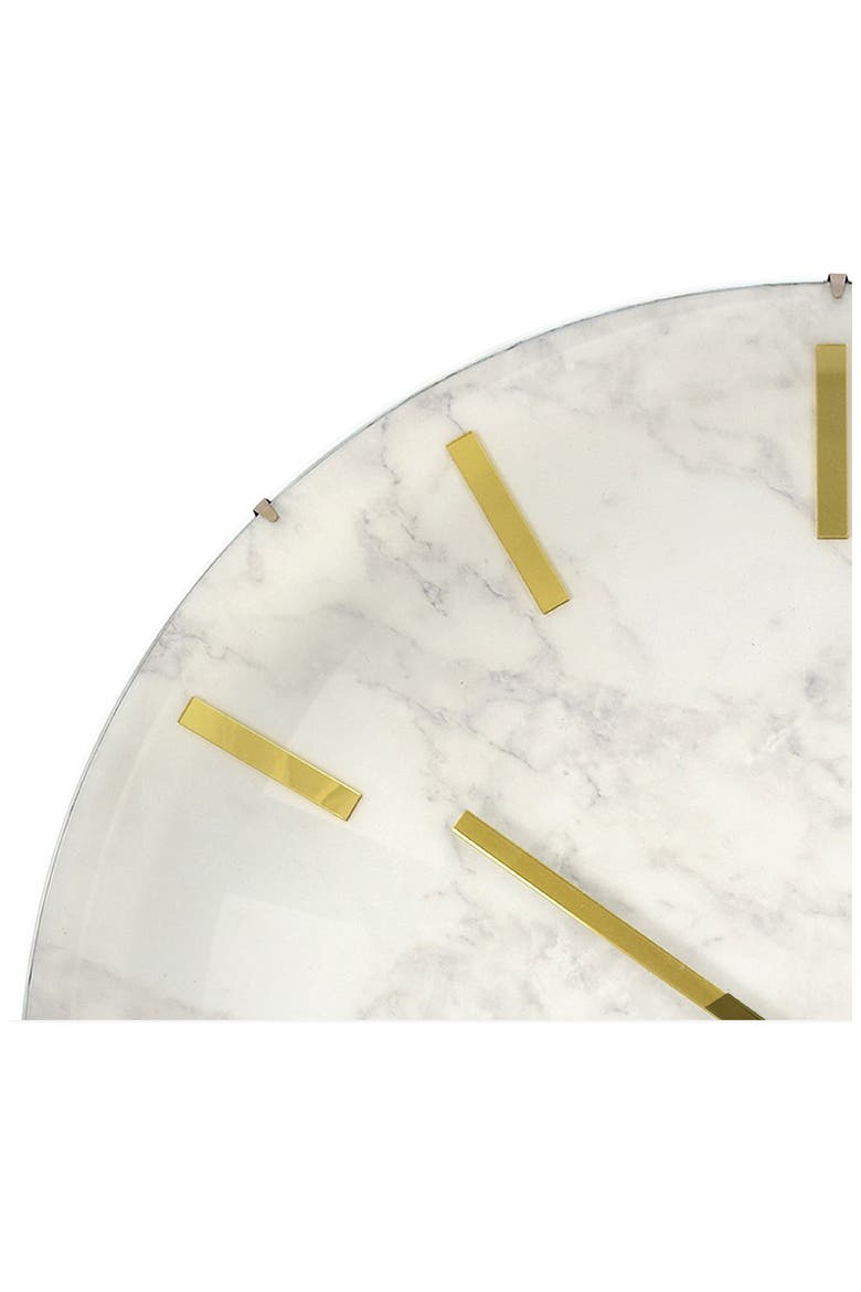 Large Analog Wall Clock, Alternate, color, WHITE AND GRAY