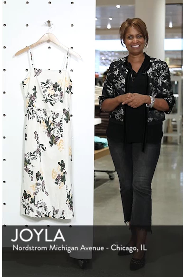 Floral Print Midi Dress video