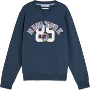 Scotch & Soda Kids' New York Embroidered Sweatshirt