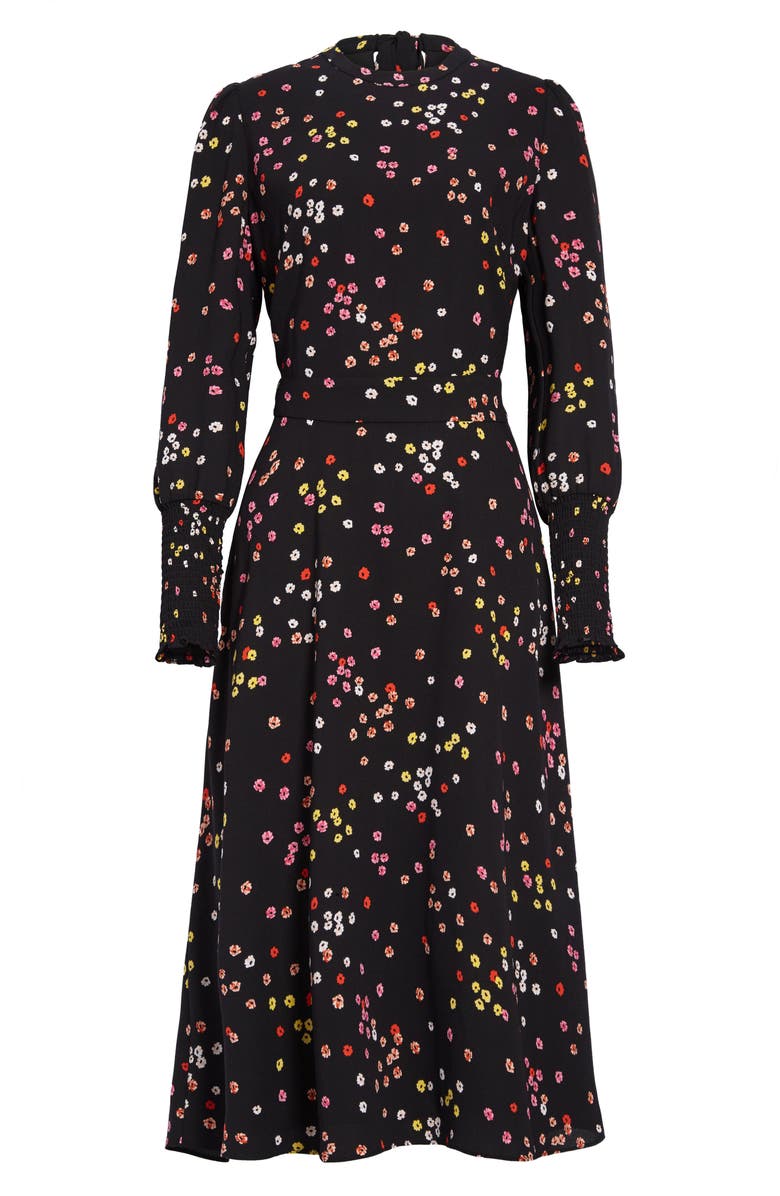 Halogen<sup>®</sup> Tie Back Long Sleeve Dress, Alternate, color,