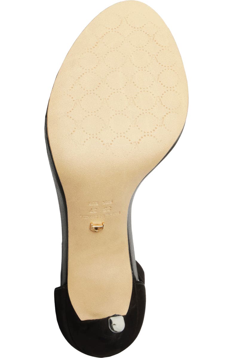 Arezzo Isabelli Ankle Strap Sandal, Alternate, color, Black