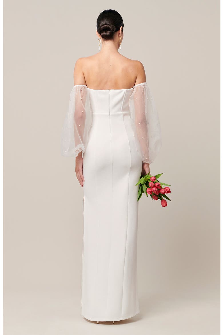 Iris Maxi Dress, Alternate, color, White