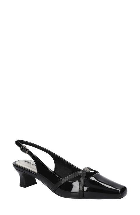 Ridley Kitten Heel Slingback Pump (Women)
