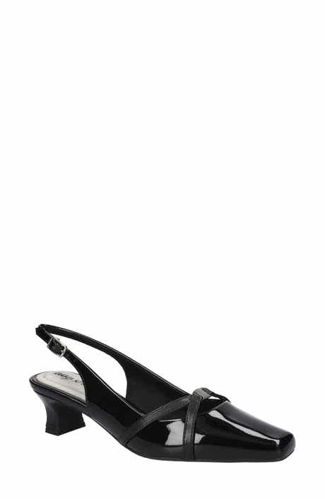 Ridley Kitten Heel Slingback Pump