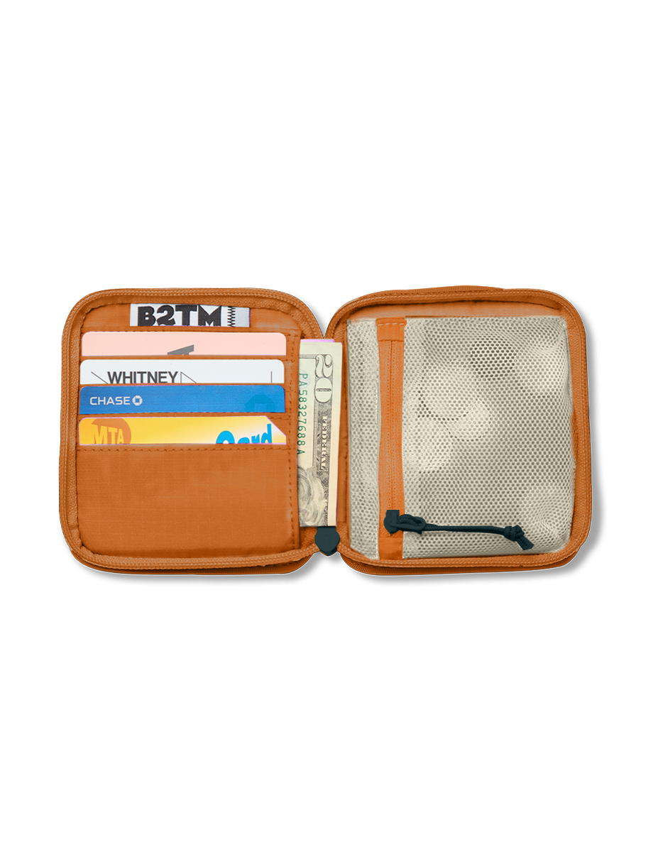 Baboon to the Moon Zip Wallet, Alternate, color, Caramel