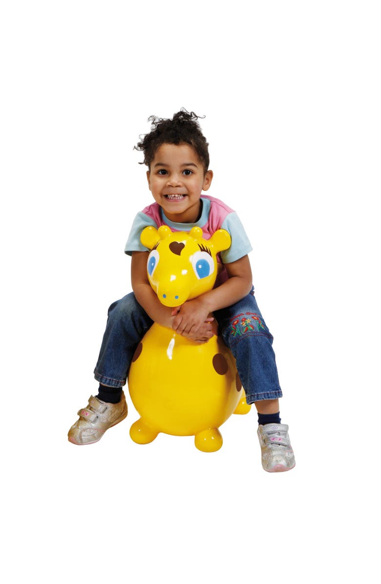 Gymnic GYFFY the Giraffe w/Pump, Alternate, color, Yellow